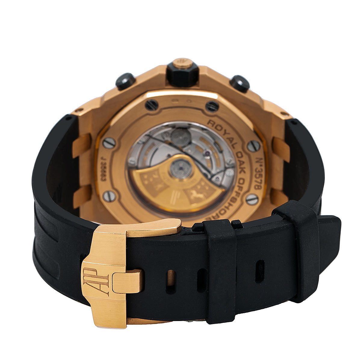 Audemars Piguet Royal Oak Offshore Chronograph Rose Gold on Strap 26470OR