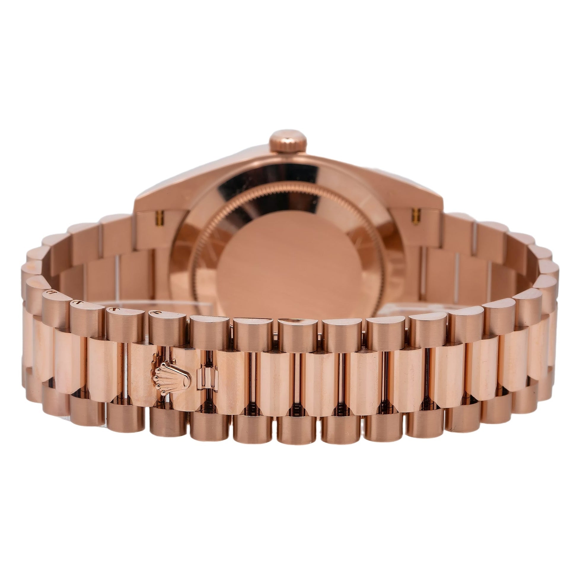 Rolex Day Date 40 Rose Gold Eisenkiesel Baguette Diamond Dial 228235A