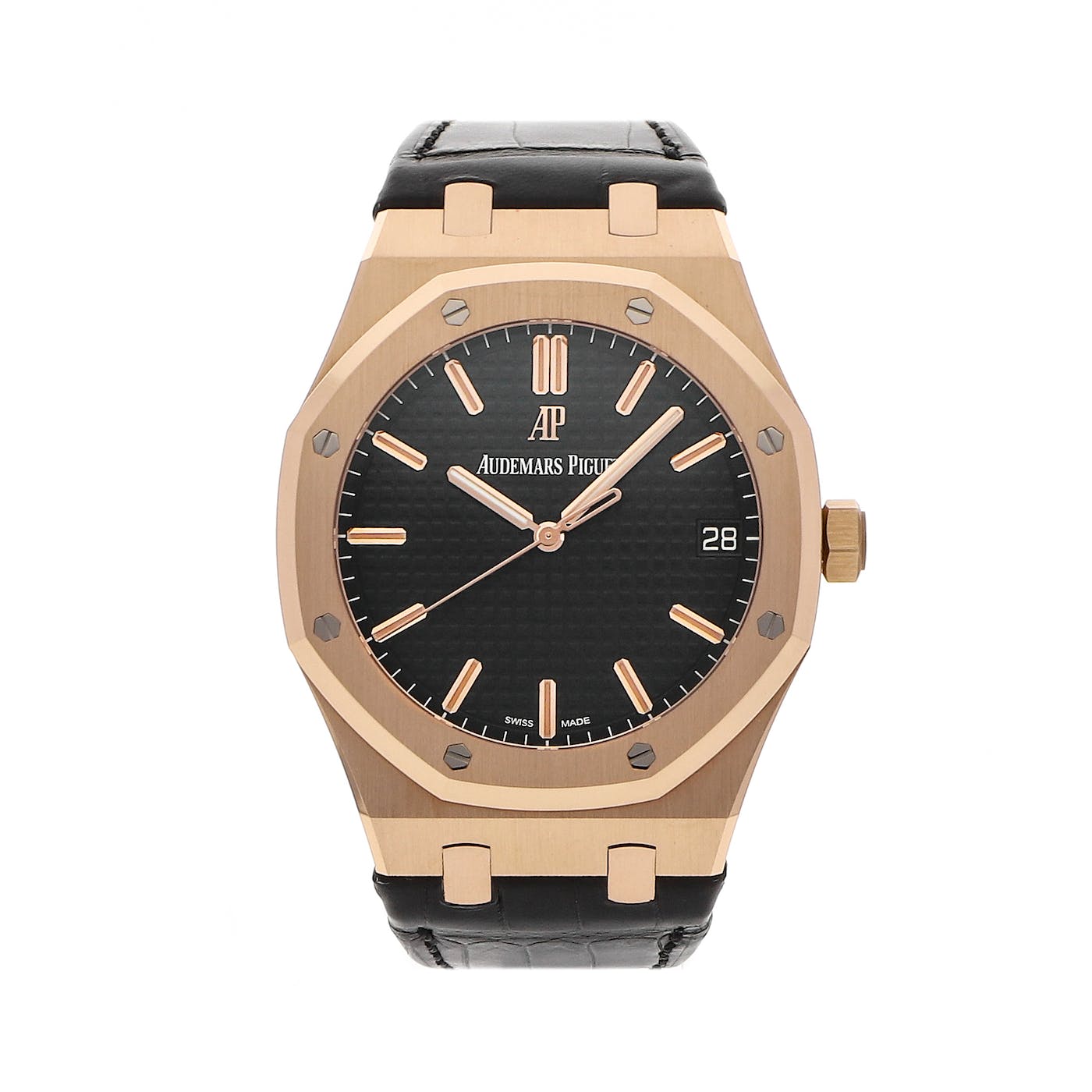 Audemars Piguet Royal Oak Rose Gold Black 15500OR