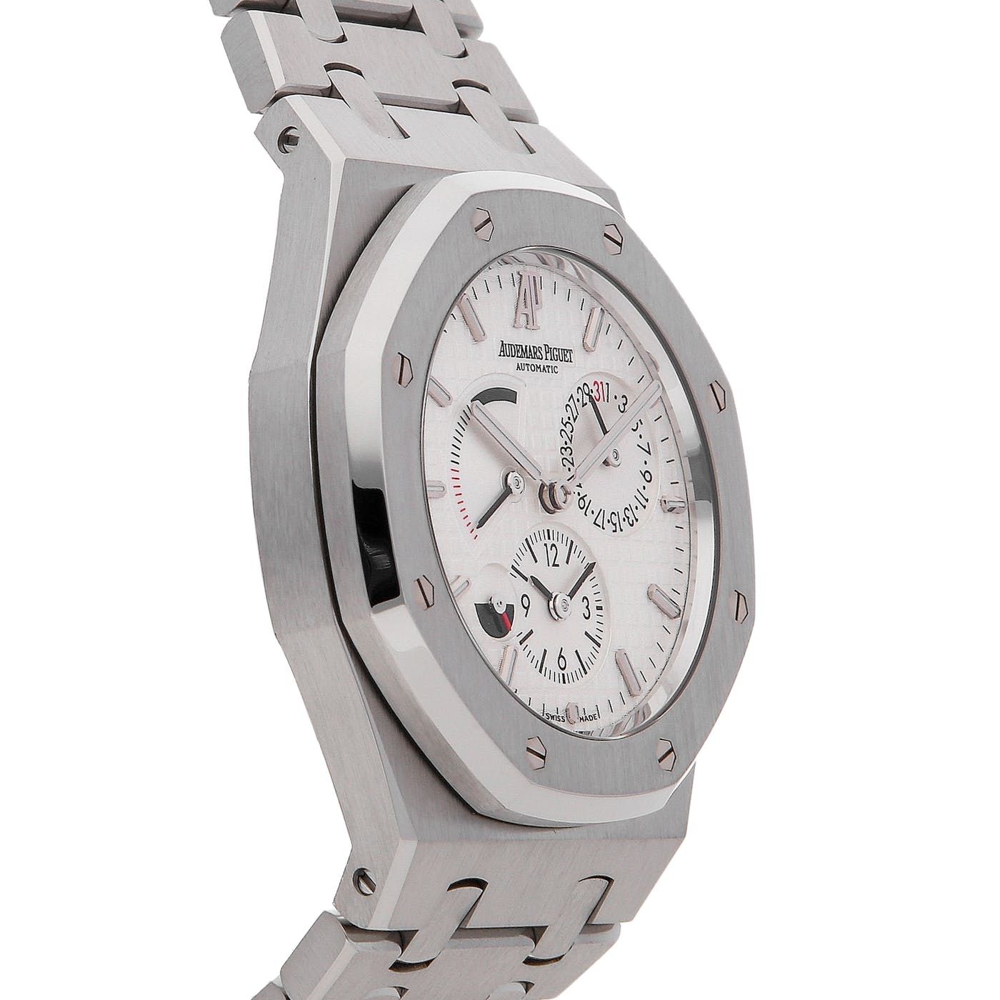 Audemars Piguet Royal Oak Dual Time Stainless Steel White 26120ST
