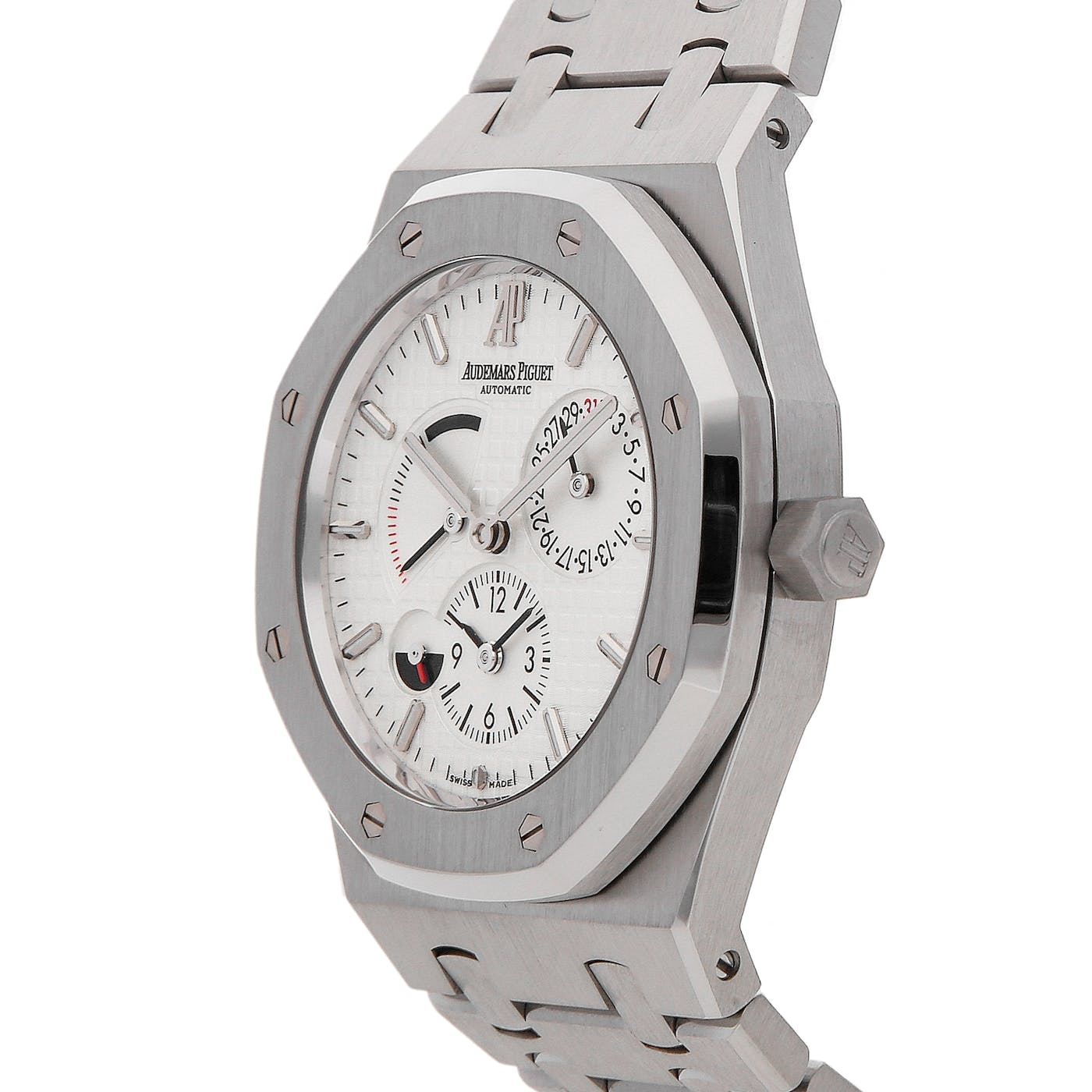 Audemars Piguet Royal Oak Dual Time Stainless Steel White 26120ST