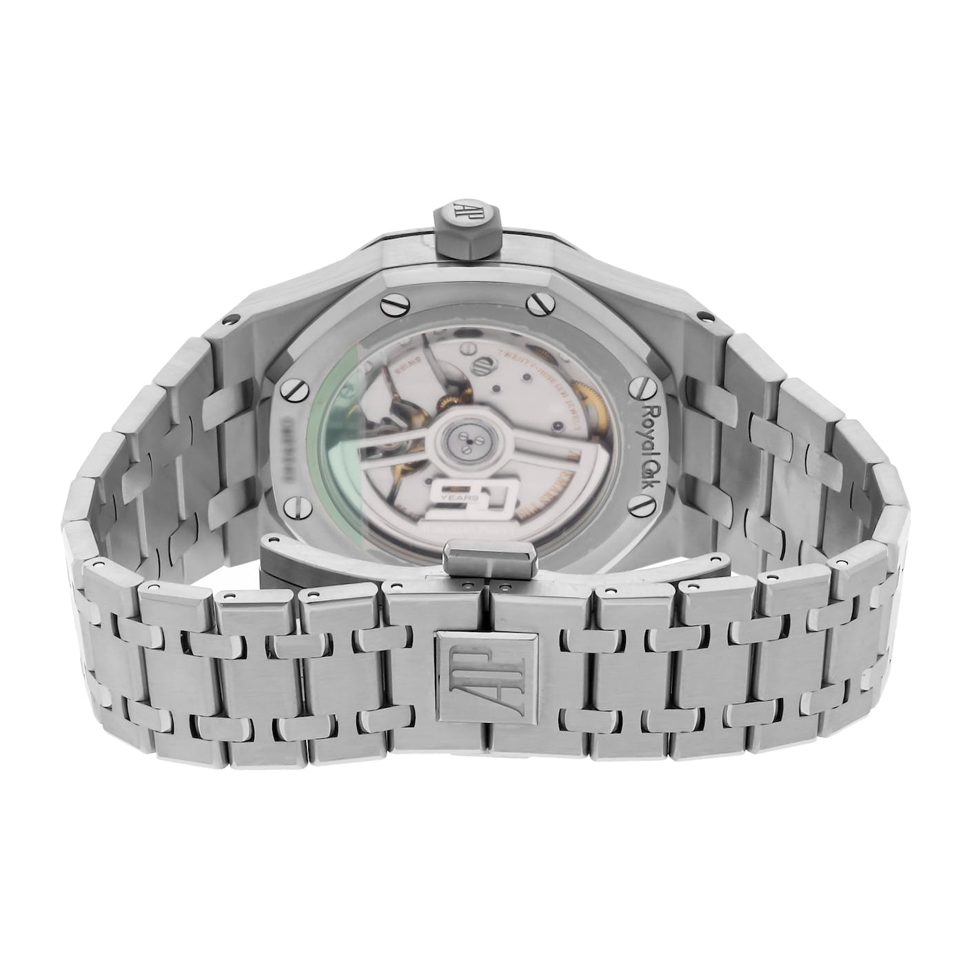 Audemars Piguet Royal Oak Stainless Steel Factory Diamond Bezel 37mm 50th Anniversary 15551ST