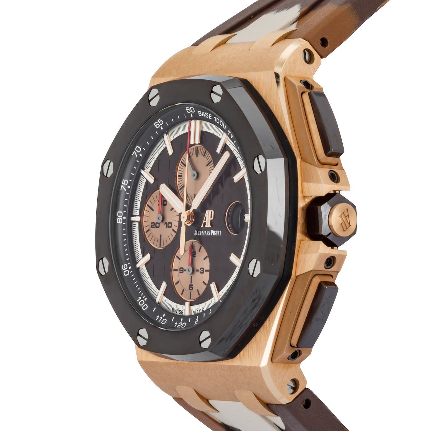 Audemars Piguet Royal Oak Offshore Rose Gold Brown Camo 44mm 26401RO