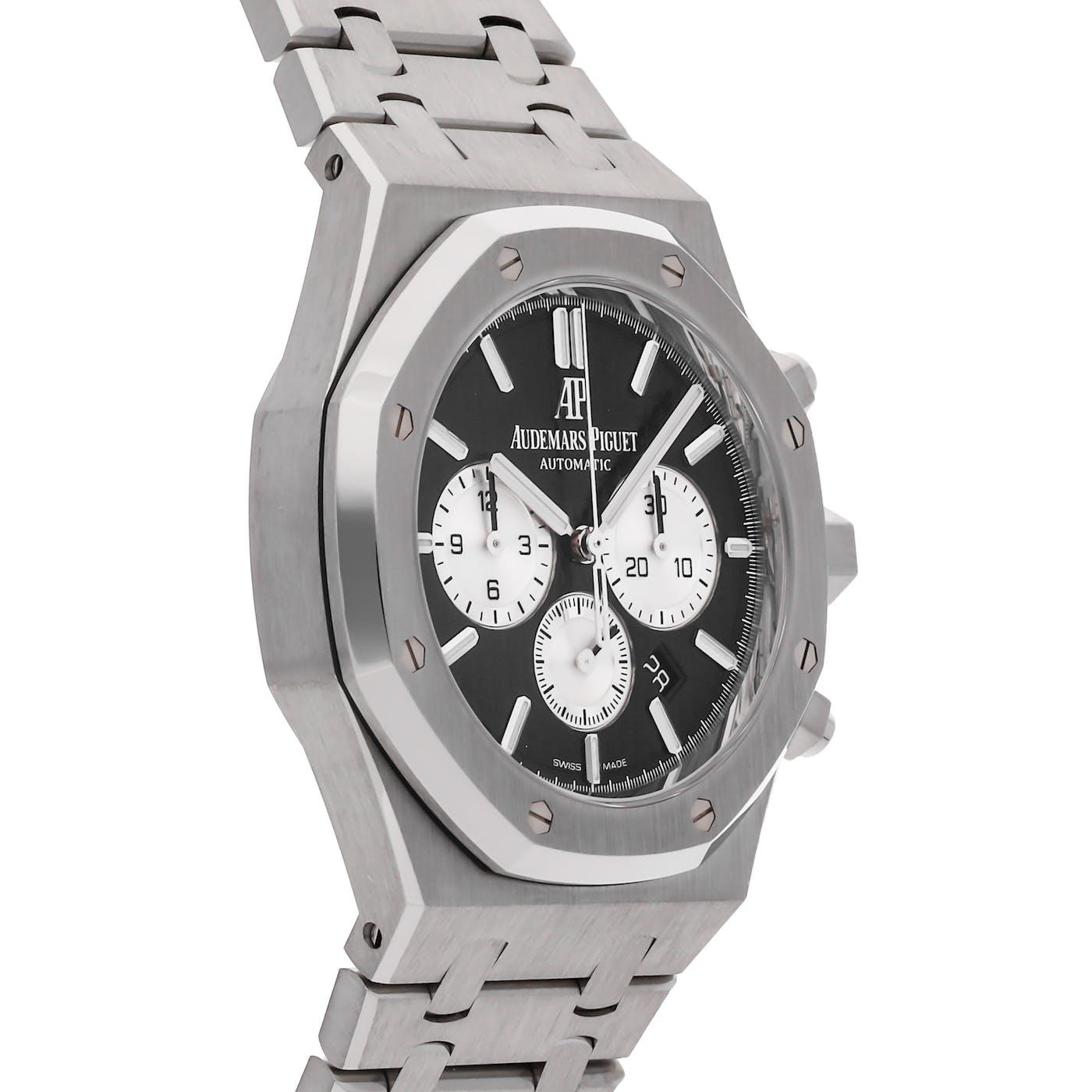 Audemars Piguet Royal Oak Chronograph Black 26331ST - Clock Concierge