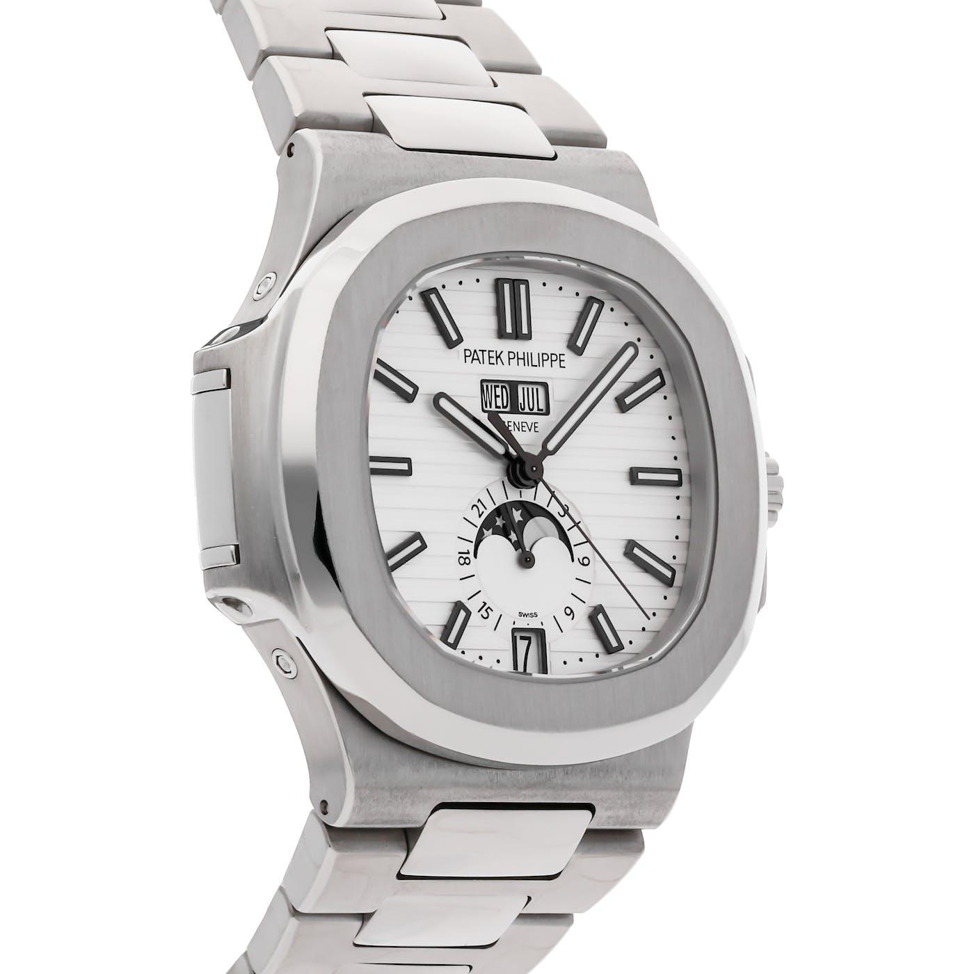 Patek Philippe Stainless Steel Nautilus Annual Calendary 5726/1a - Clock Concierge