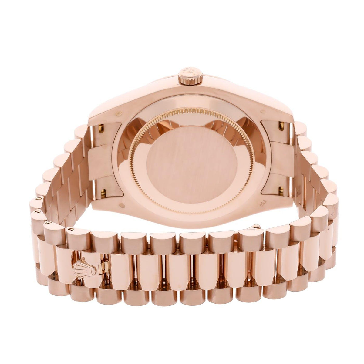 Rolex Day Date 2 41mm Rose Gold "Chocolate Wave" 218235 - Clock Concierge