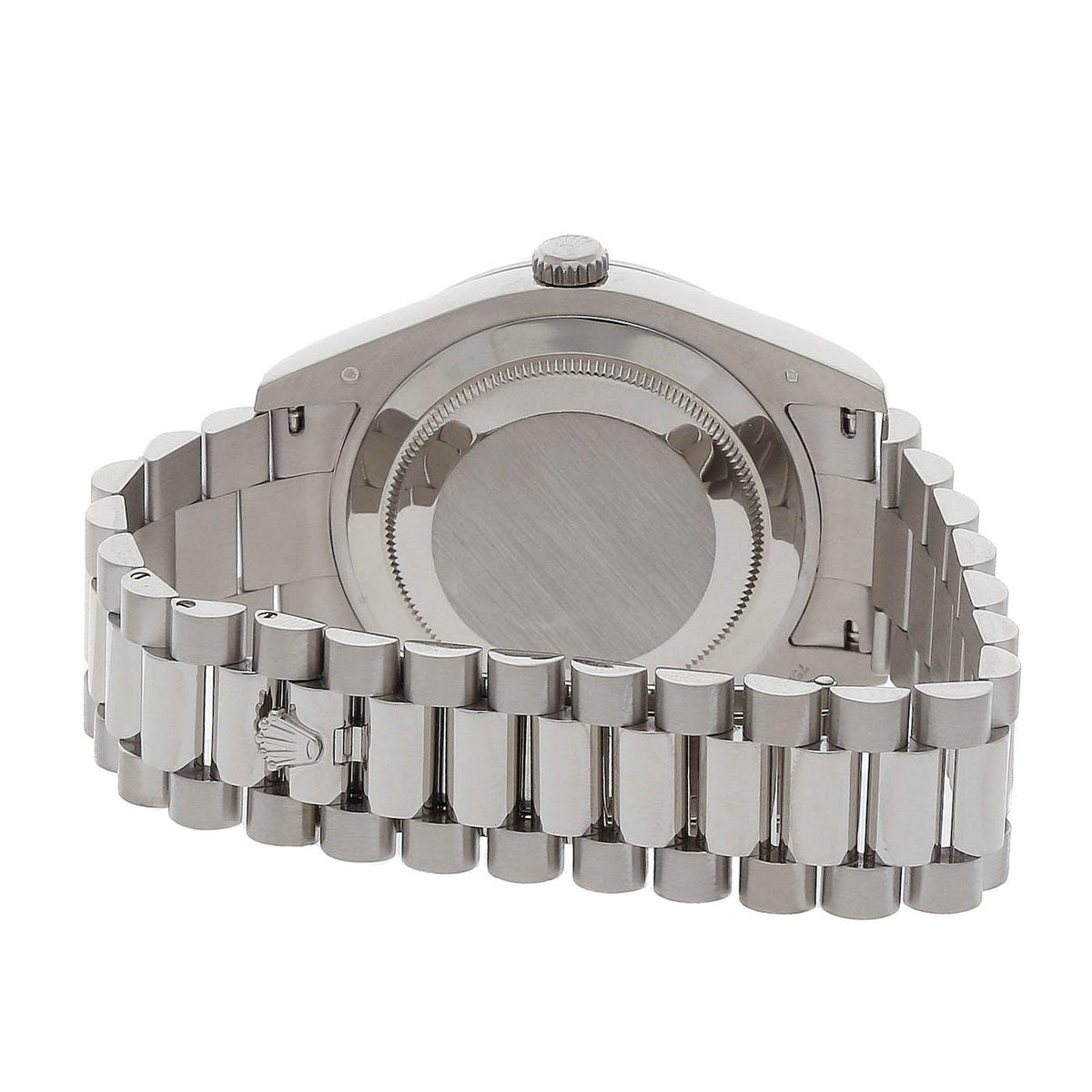 Rolex Day Date 2 41mm White Gold Blue Wave 218239 - Clock Concierge