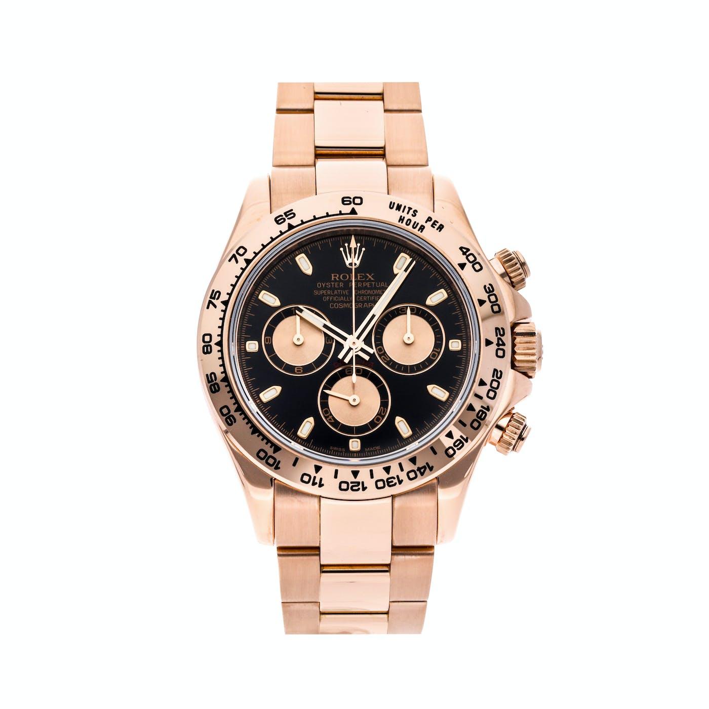 Rolex daytona rose gold