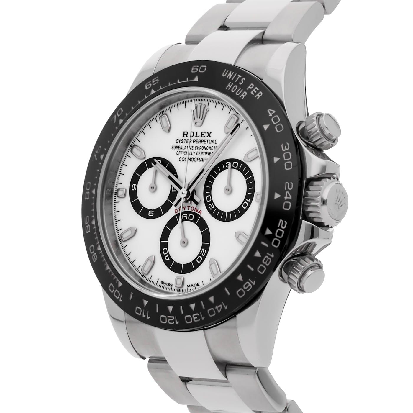 Rolex Daytona Stainless Steel Ceramic White "Panda" 116500LN - Clock Concierge