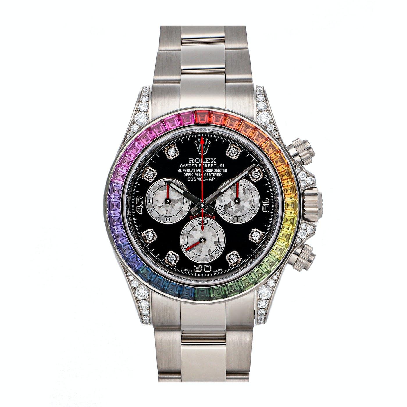 Rolex Daytona White Gold Rainbow Factory Set 116599RBOW