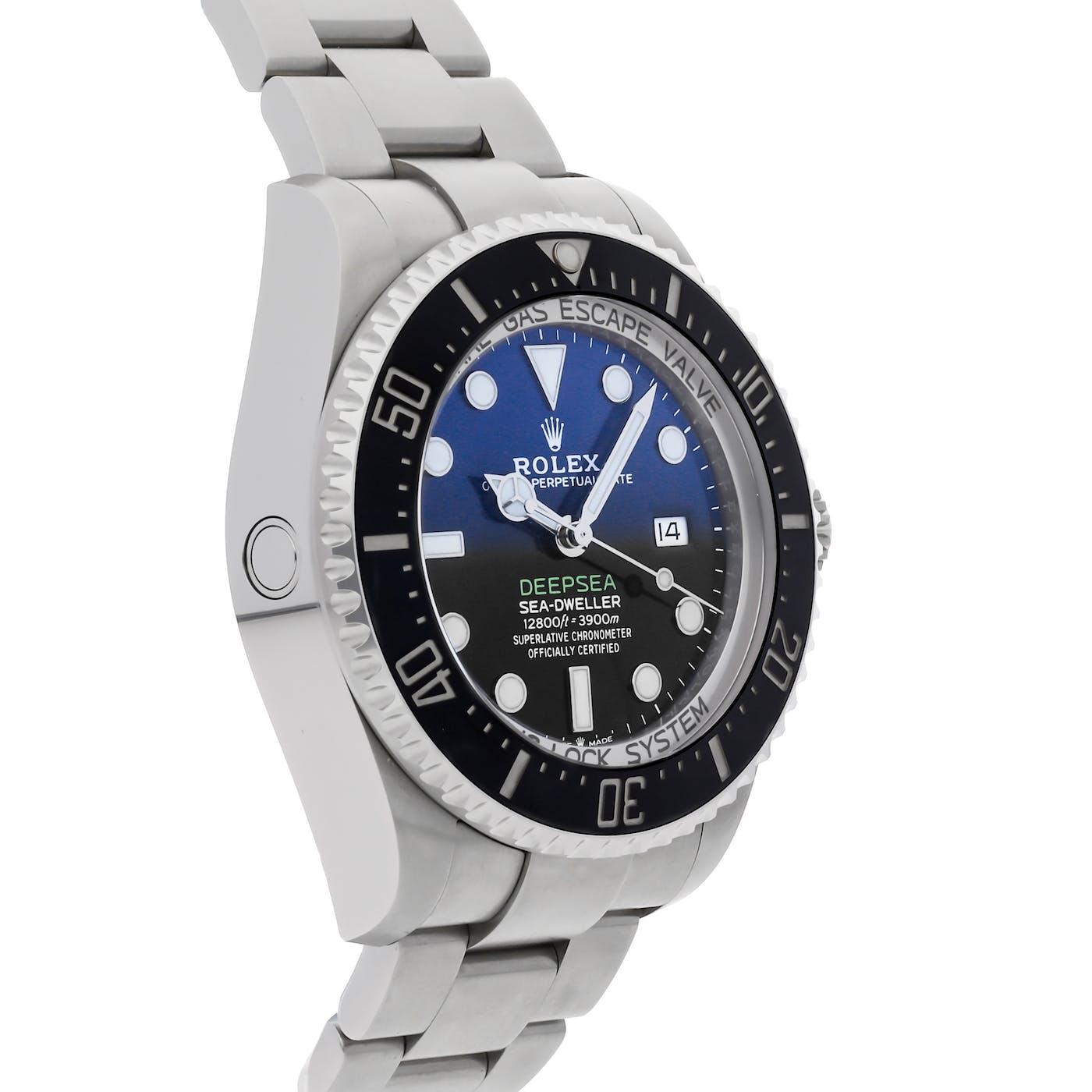 Rolex Deepsea Seadweller James Cameron Deep Blue 126660 - Clock Concierge