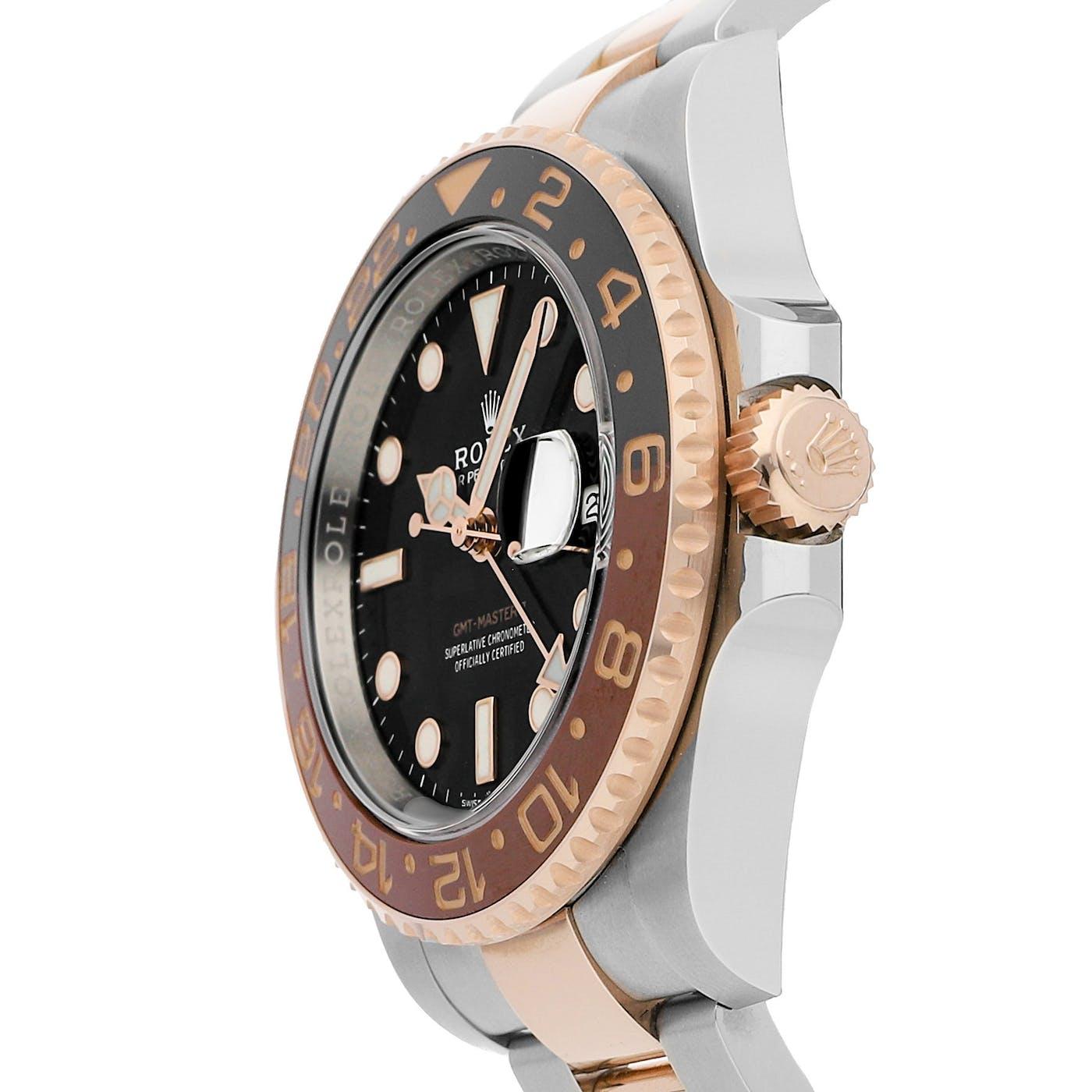 Rolex GMT Master 2 Stainless and Rose Gold "Root Beer" 126711CHNR - Clock Concierge