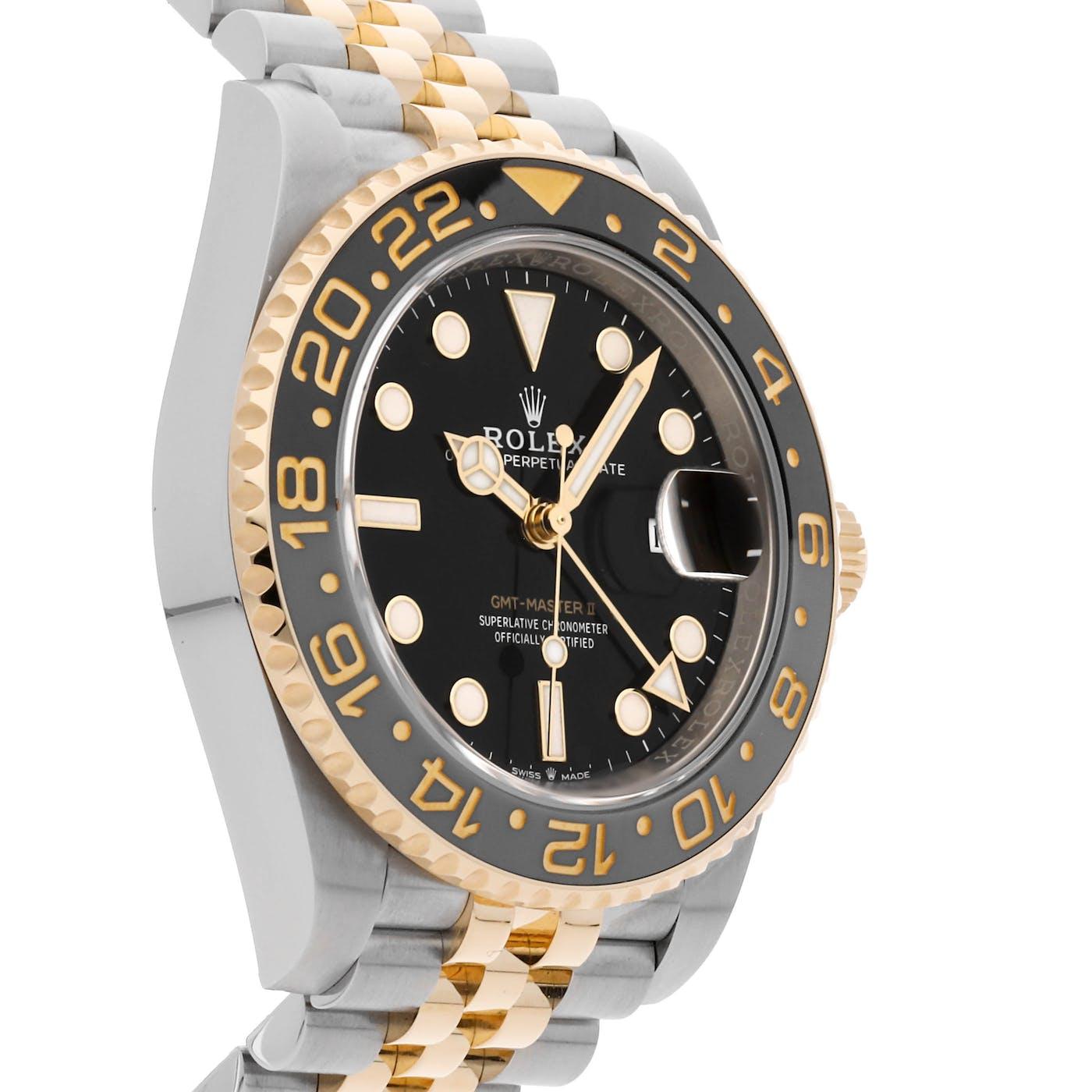Rolex GMT Master 2 Steel and Yellow Gold 126713GRNR - Clock Concierge