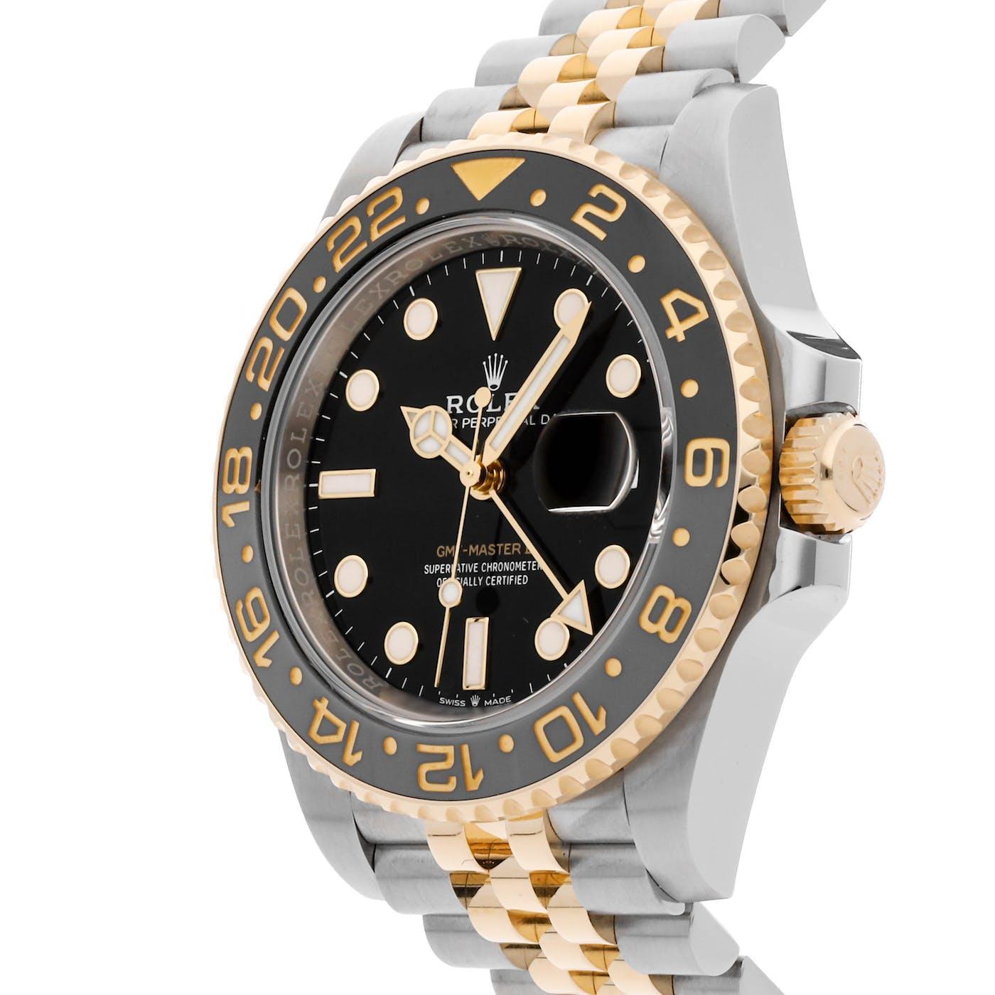 Rolex GMT Master 2 Steel and Yellow Gold 126713GRNR - Clock Concierge