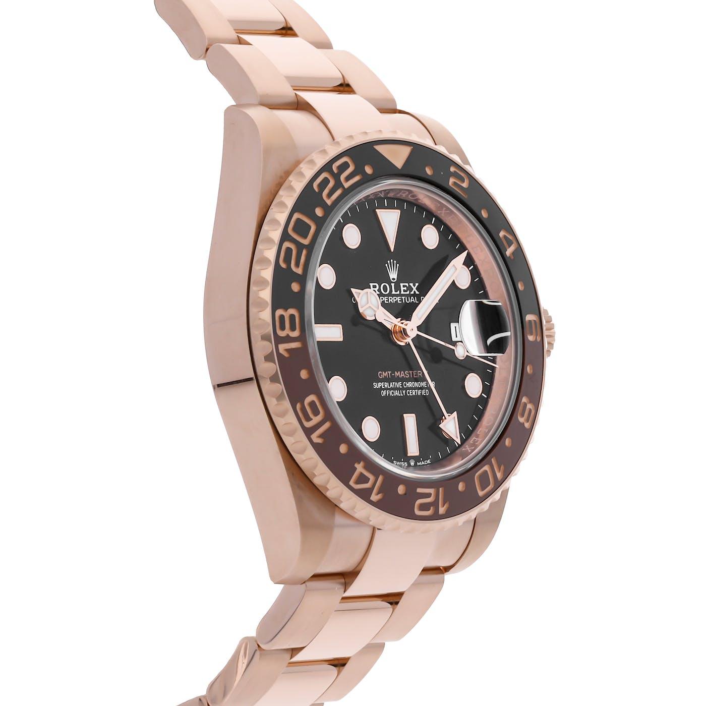 Rolex Root Beer GMT | Rolex GMT Master ii Root Beer | Rolex Root Beer GMT Rose Gold 126715CHNR - Clock Concierge