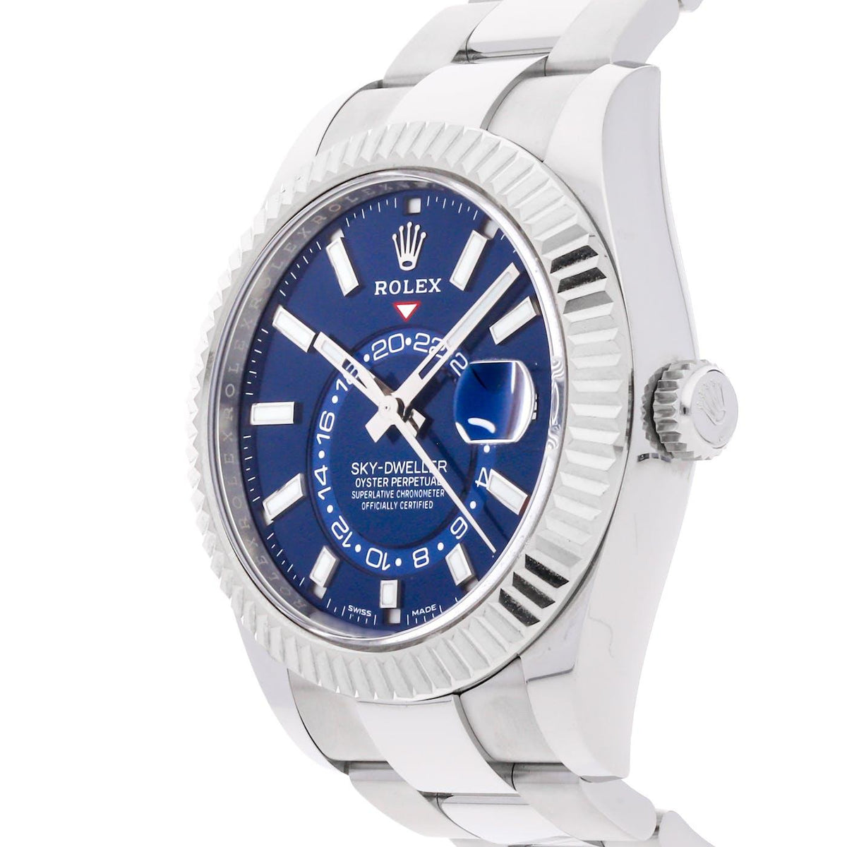 Rolex Sky Dweller Blue Dial 326934 - Clock Concierge