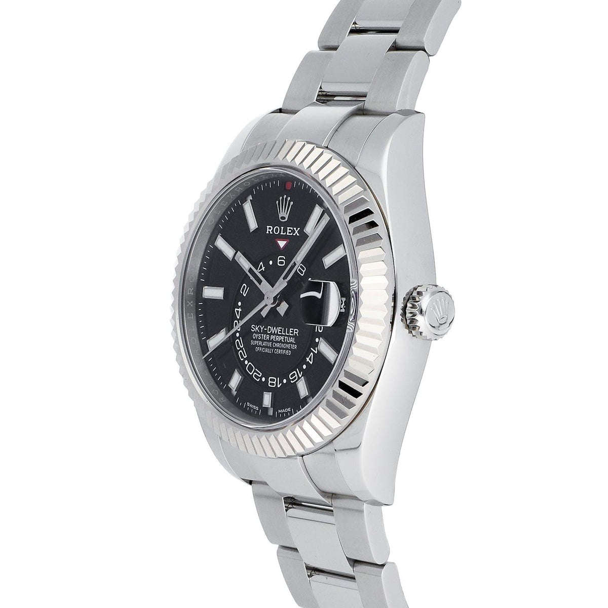 Rolex Skydweller Stainless Steel Black 326934 - Clock Concierge