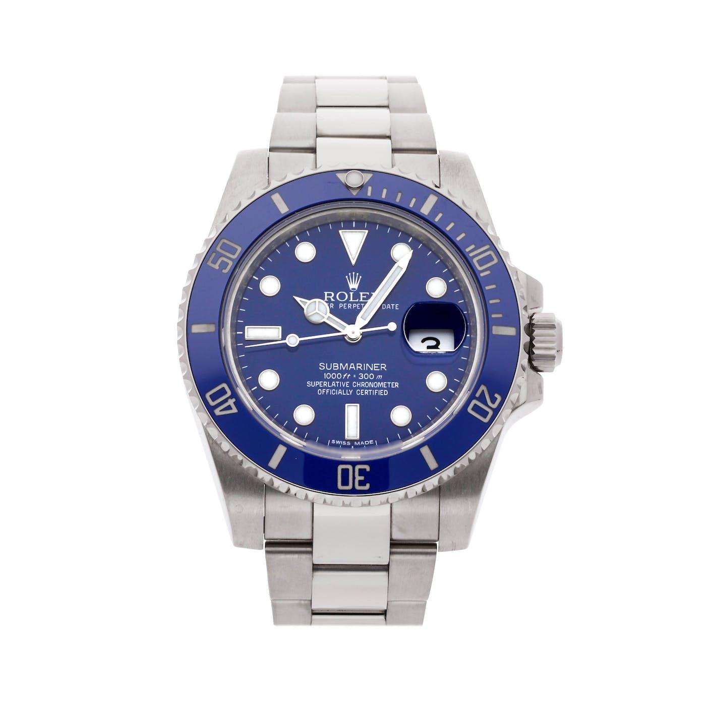 Rolex Submariner Smurf 116619 - Clock Concierge