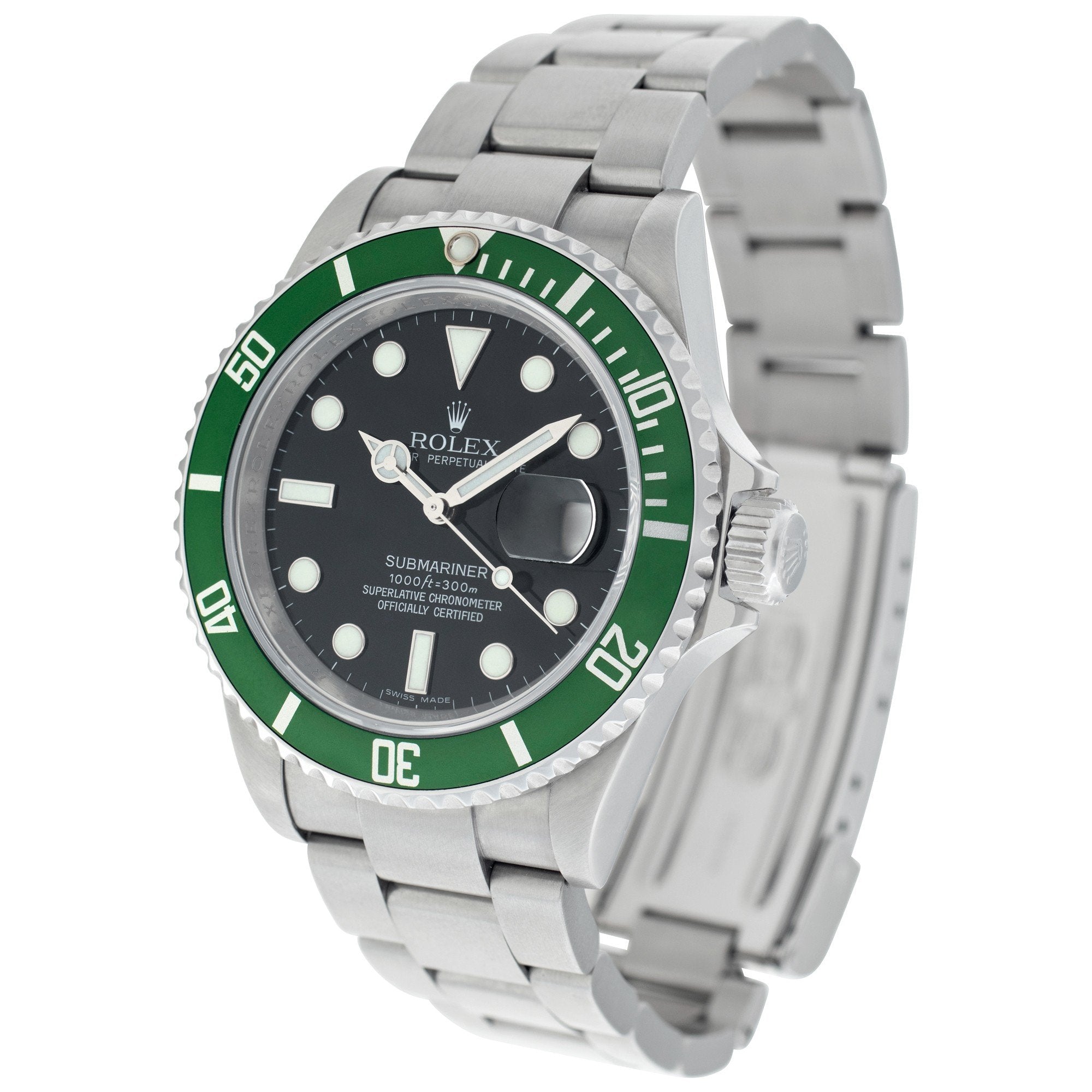 Rolex Submariner Kermit Stainless Steel 40mm 16610LV