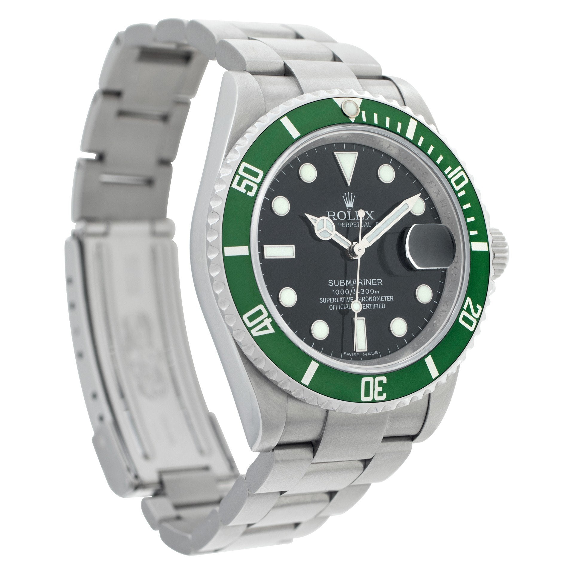 Rolex Submariner Kermit Stainless Steel 40mm 16610LV