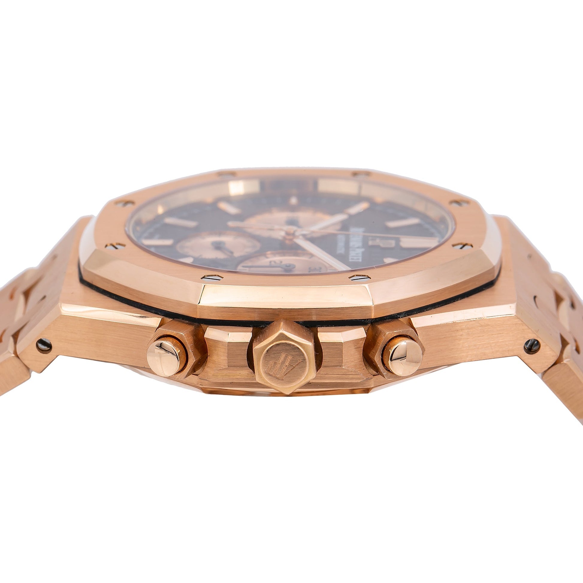 Audemars Piguet Royal Oak Chronograph Rose Gold Chocolate Dial 41mm 26331OR