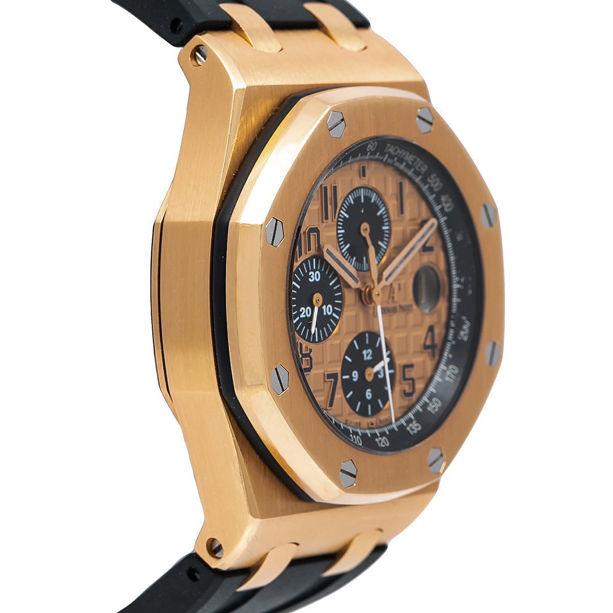 Audemars Piguet Royal Oak Offshore Chronograph Rose Gold on Strap 26470OR