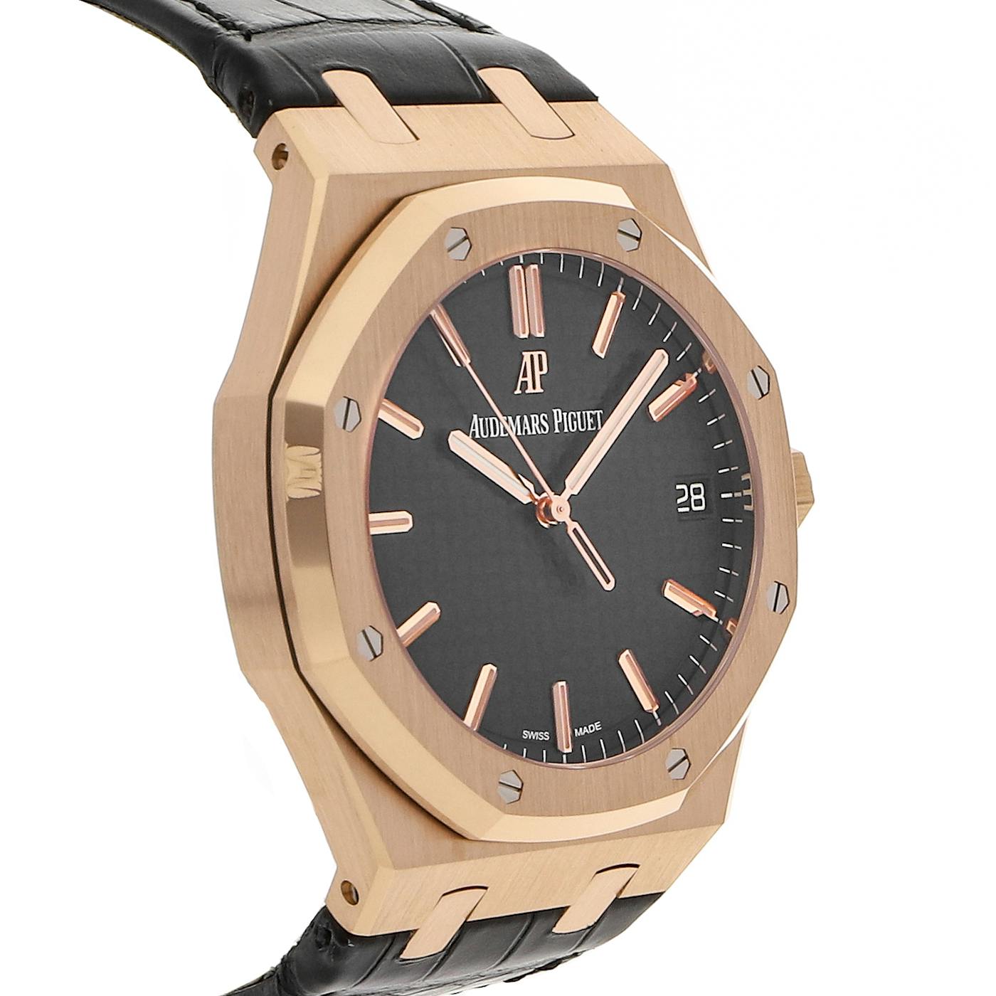 Audemars Piguet Royal Oak Rose Gold Black 15500OR