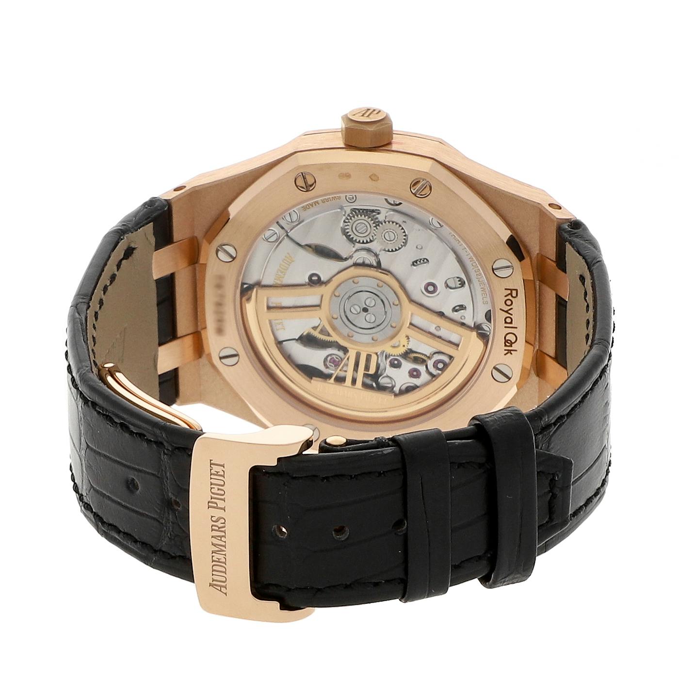 Audemars Piguet Royal Oak Rose Gold Black 15500OR
