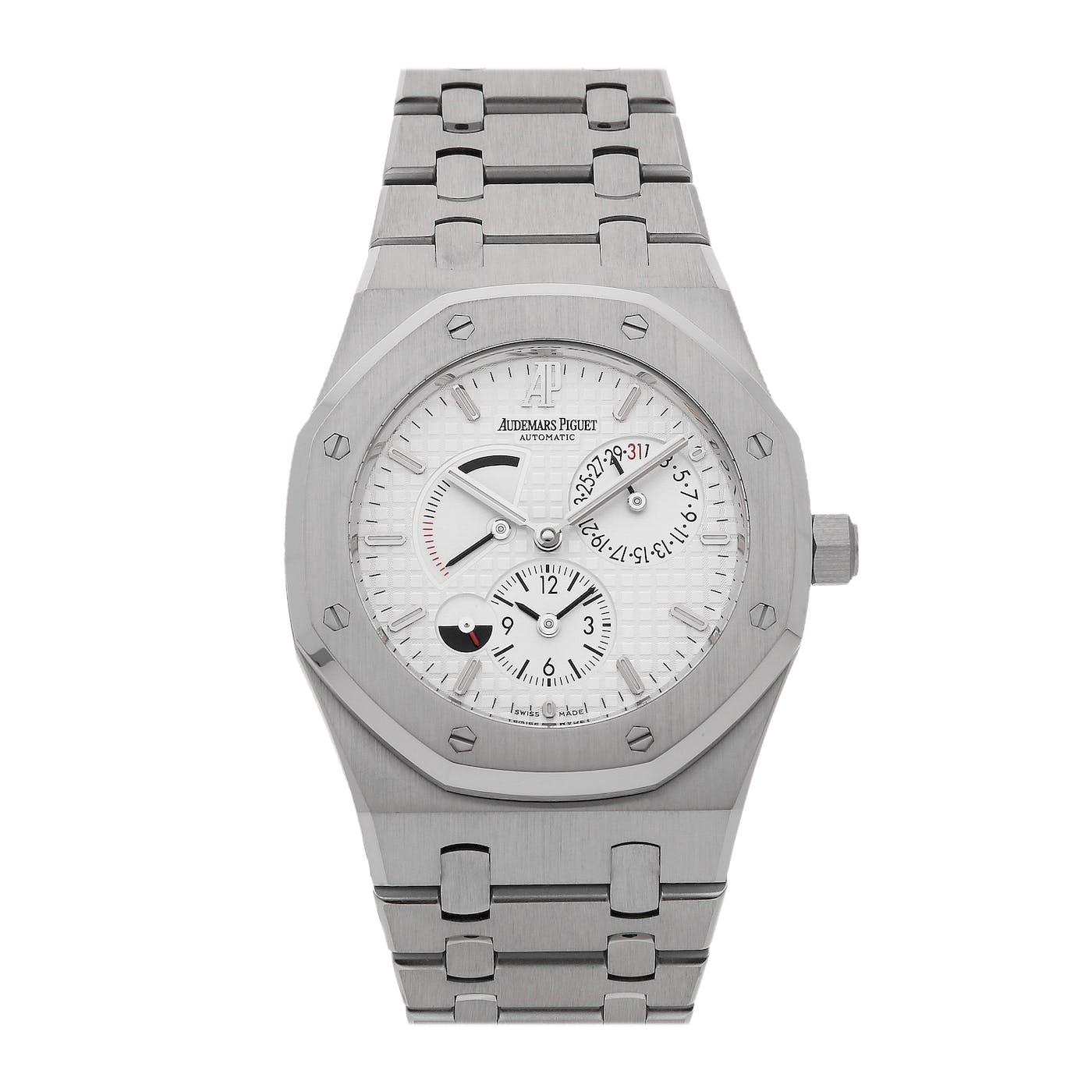 Audemars Piguet Royal Oak Dual Time Stainless Steel White 26120ST
