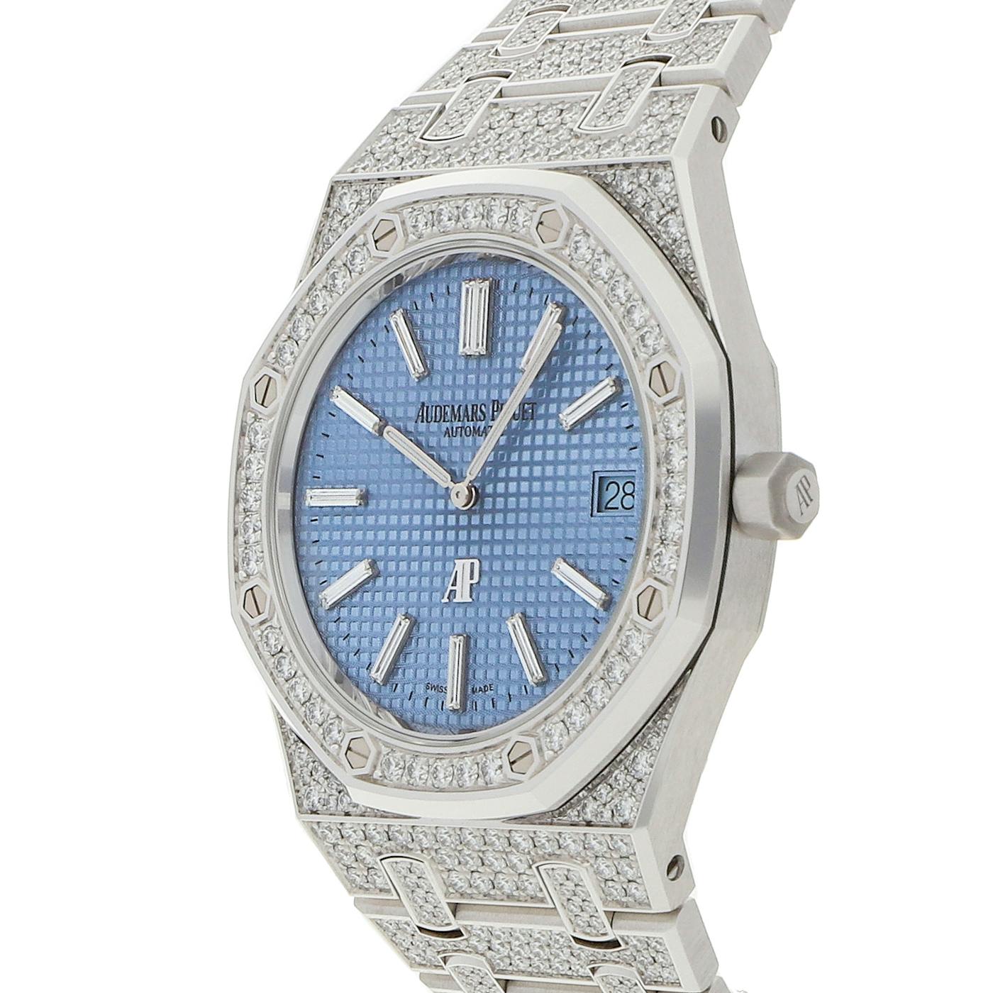 Audemars Piguet Royal Oak Extra Thin 41mm White Gold Frosted 15202BC