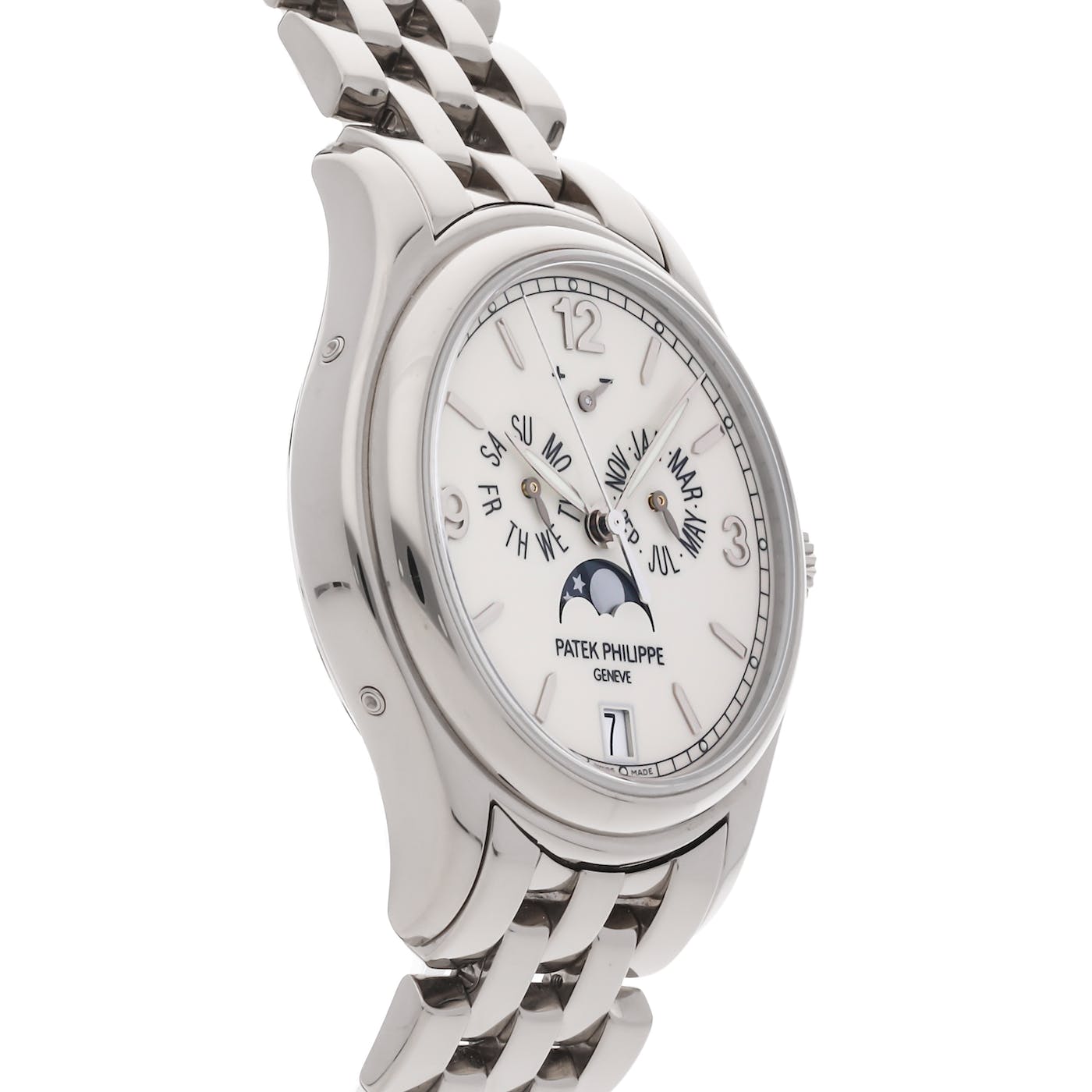 Patek Philippe Complications Calendar Moon Phase 39mm White Gold 5146/1G