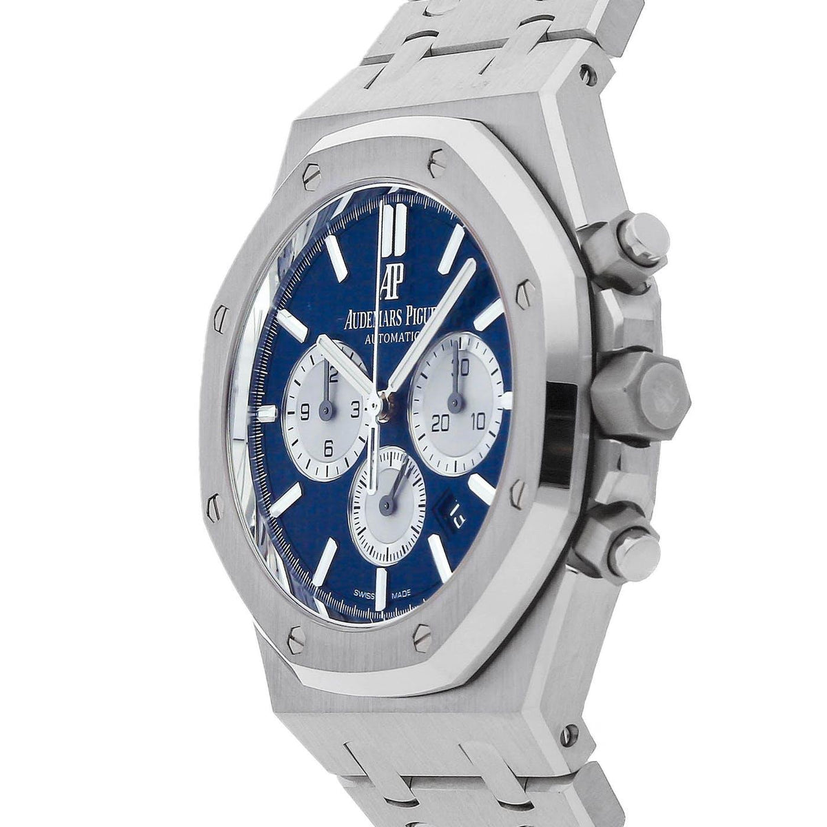 Audemars Piguet Royal Oak Chronograph Blue 26331ST - Clock Concierge