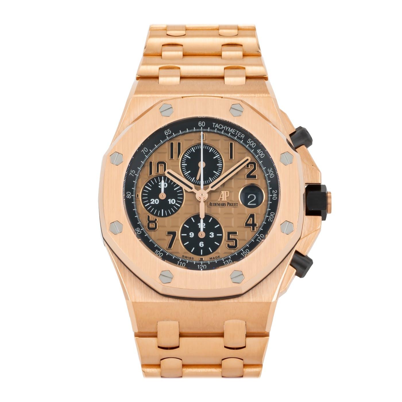 Audemars Piguet Royal Oak Offshore Rose Gold "Brick" 26470OR - Clock Concierge