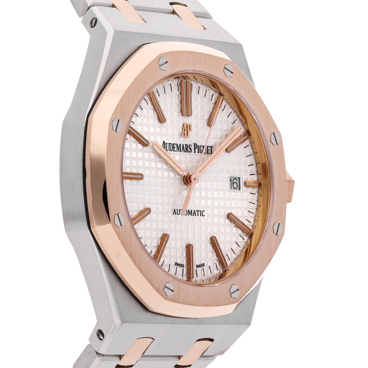 Audemars Piguet Royal Oak Steel and Rose Gold 15400SR - Clock Concierge