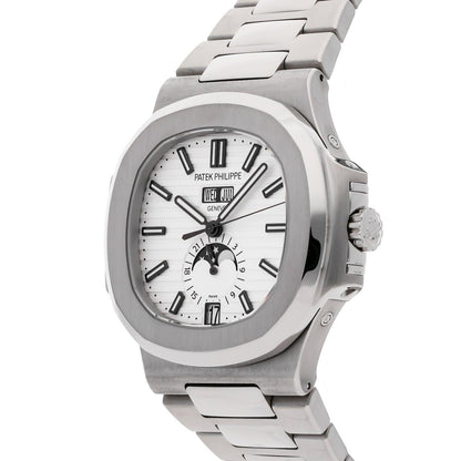 Patek Philippe Stainless Steel Nautilus Annual Calendary 5726/1a - Clock Concierge