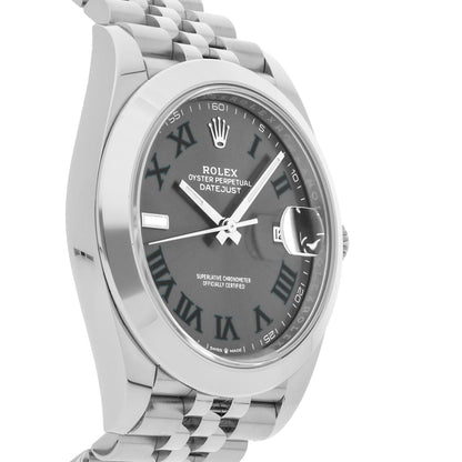 Rolex Datejust 41 Wimbeldon Stainless Steel Jubilee 126300 - Clock Concierge