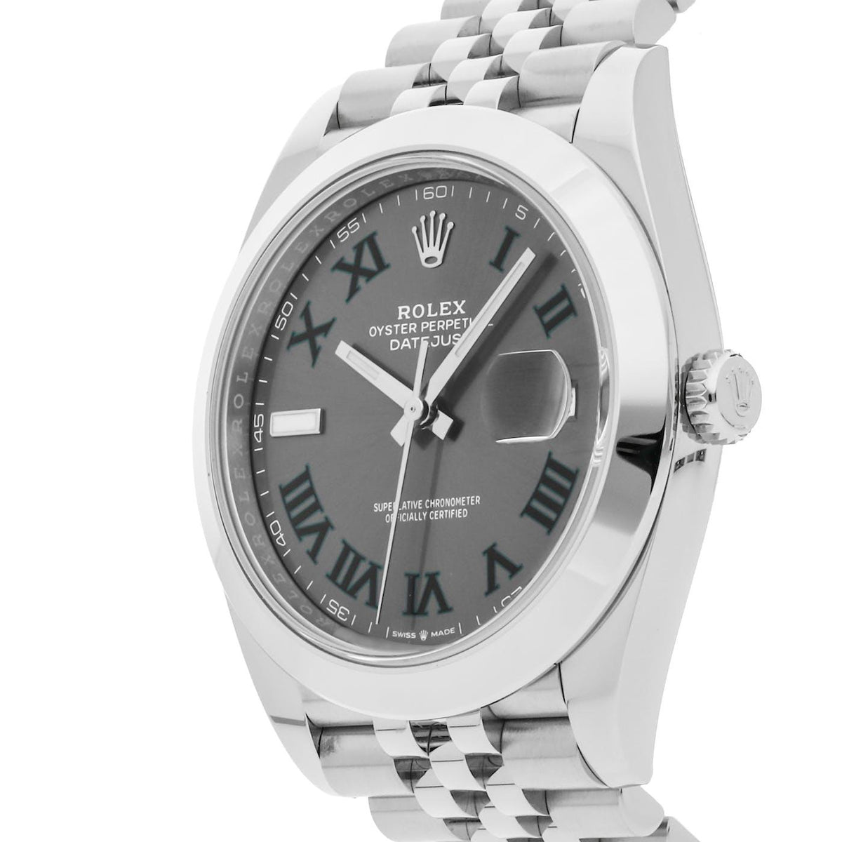 Rolex Datejust 41 Wimbeldon Stainless Steel Jubilee 126300 - Clock Concierge