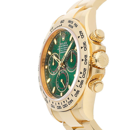 Rolex Daytona John Mayer Yellow Gold Green Dial 116508 - Clock Concierge