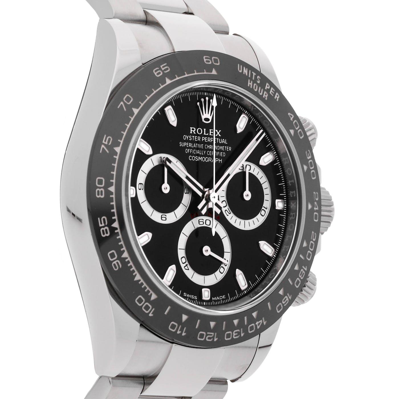 Rolex Daytona Stainless Steel Ceramic Black 116500LN - Clock Concierge