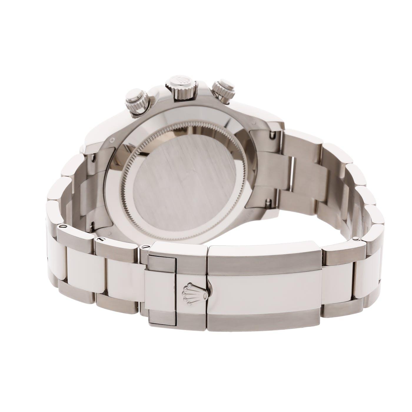 Rolex Daytona White Gold Tahitian MOP 116509 - Clock Concierge