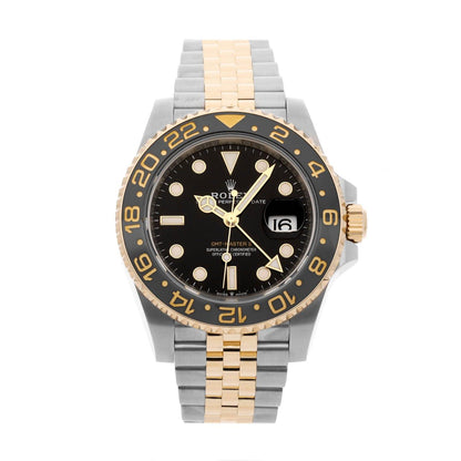 Rolex GMT Master 2 Steel and Yellow Gold 126713GRNR - Clock Concierge