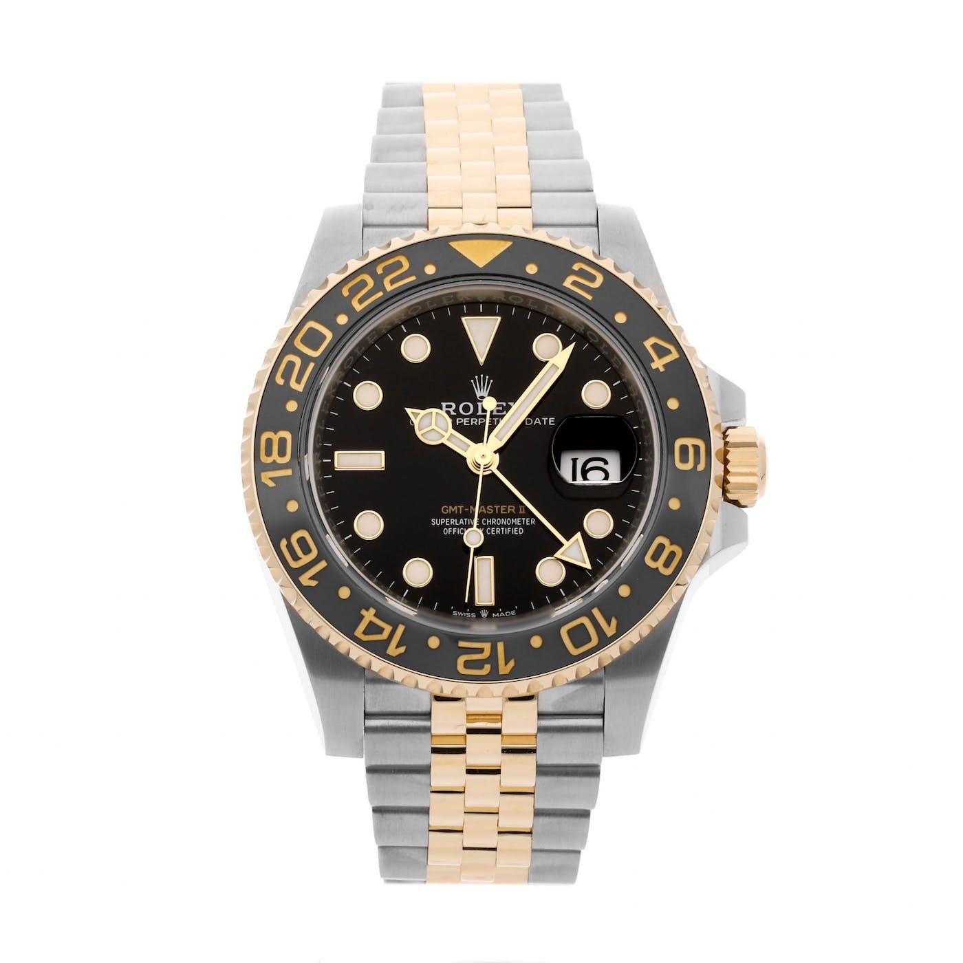 Rolex GMT Master 2 Steel and Yellow Gold 126713GRNR - Clock Concierge