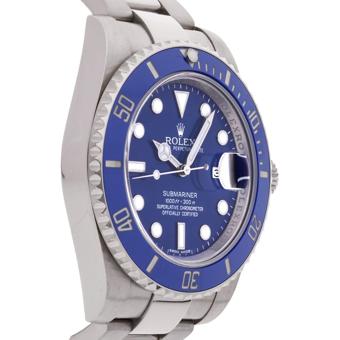 Rolex Submariner Smurf 116619 - Clock Concierge