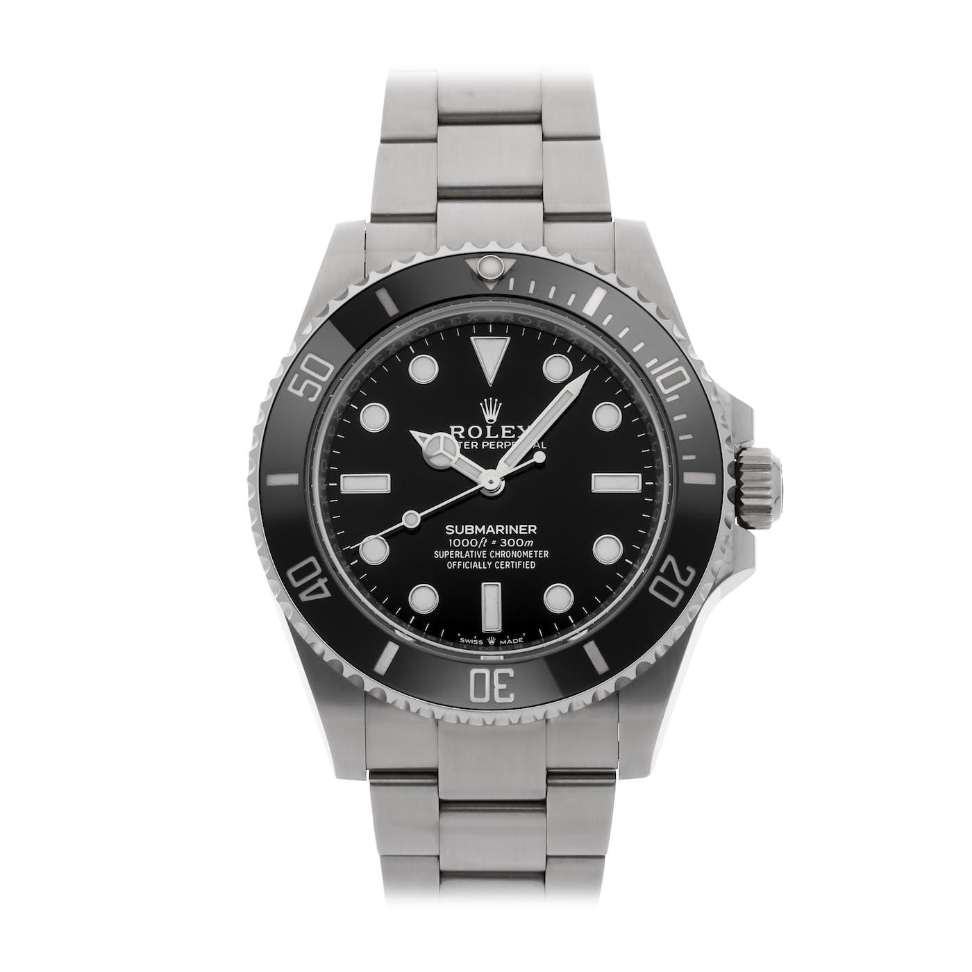 Rolex Submariner Stainless Steel No Date 124060 - Clock Concierge