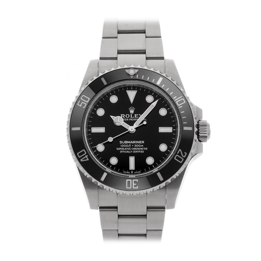 Rolex Submariner Stainless Steel No Date 124060 - Clock Concierge