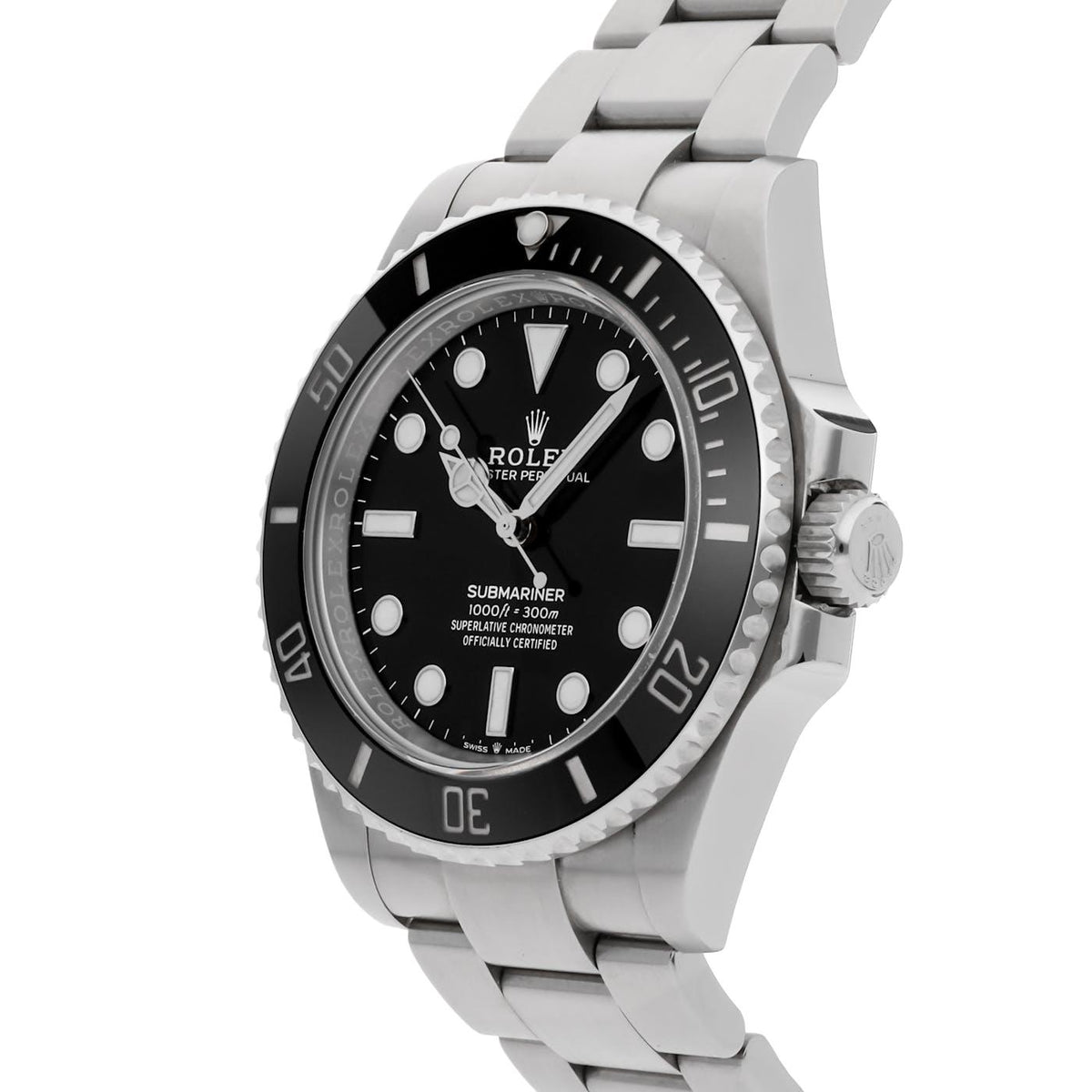Rolex Submariner Stainless Steel No Date 124060 - Clock Concierge