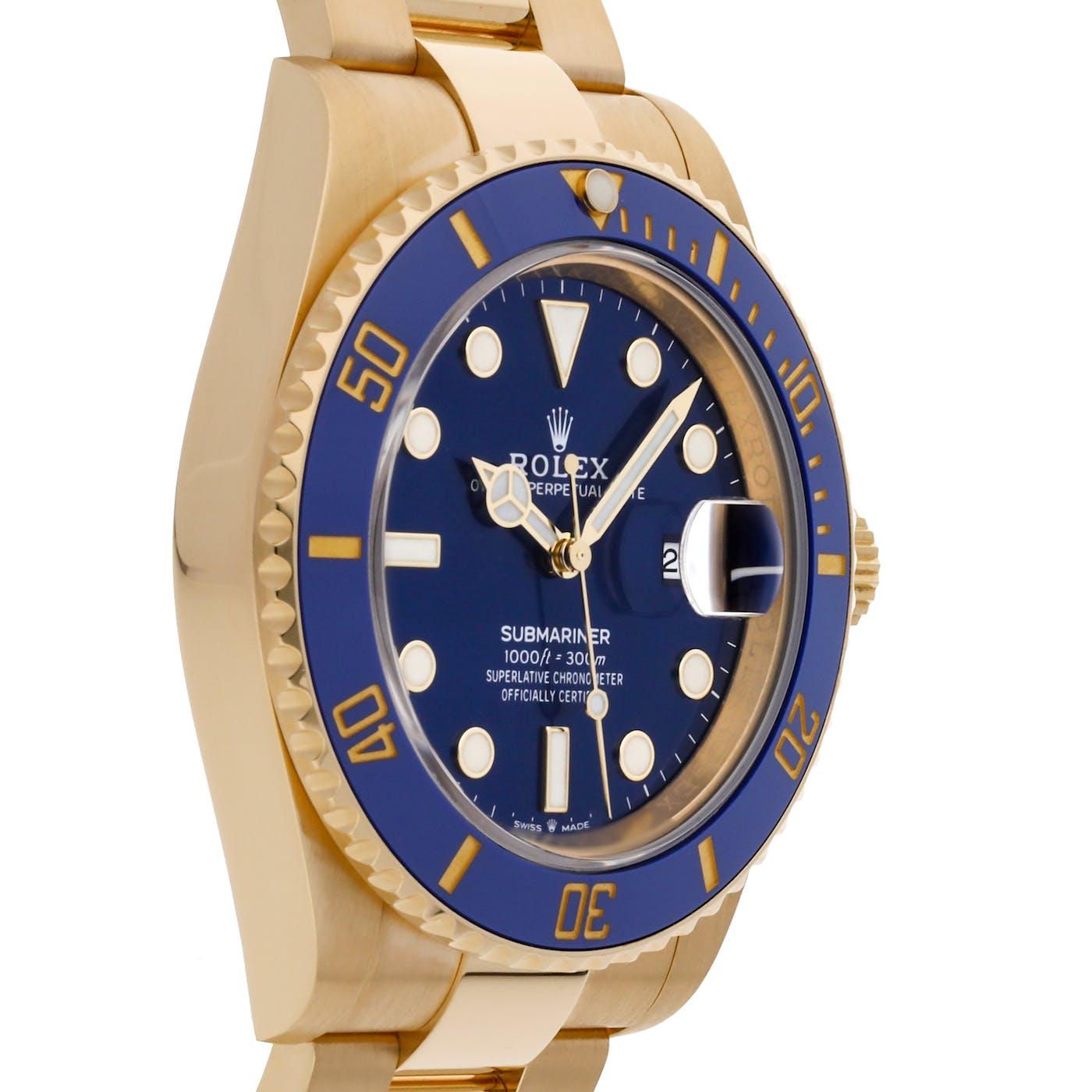 Rolex Submariner Yellow Gold 41mm 126618LB - Clock Concierge
