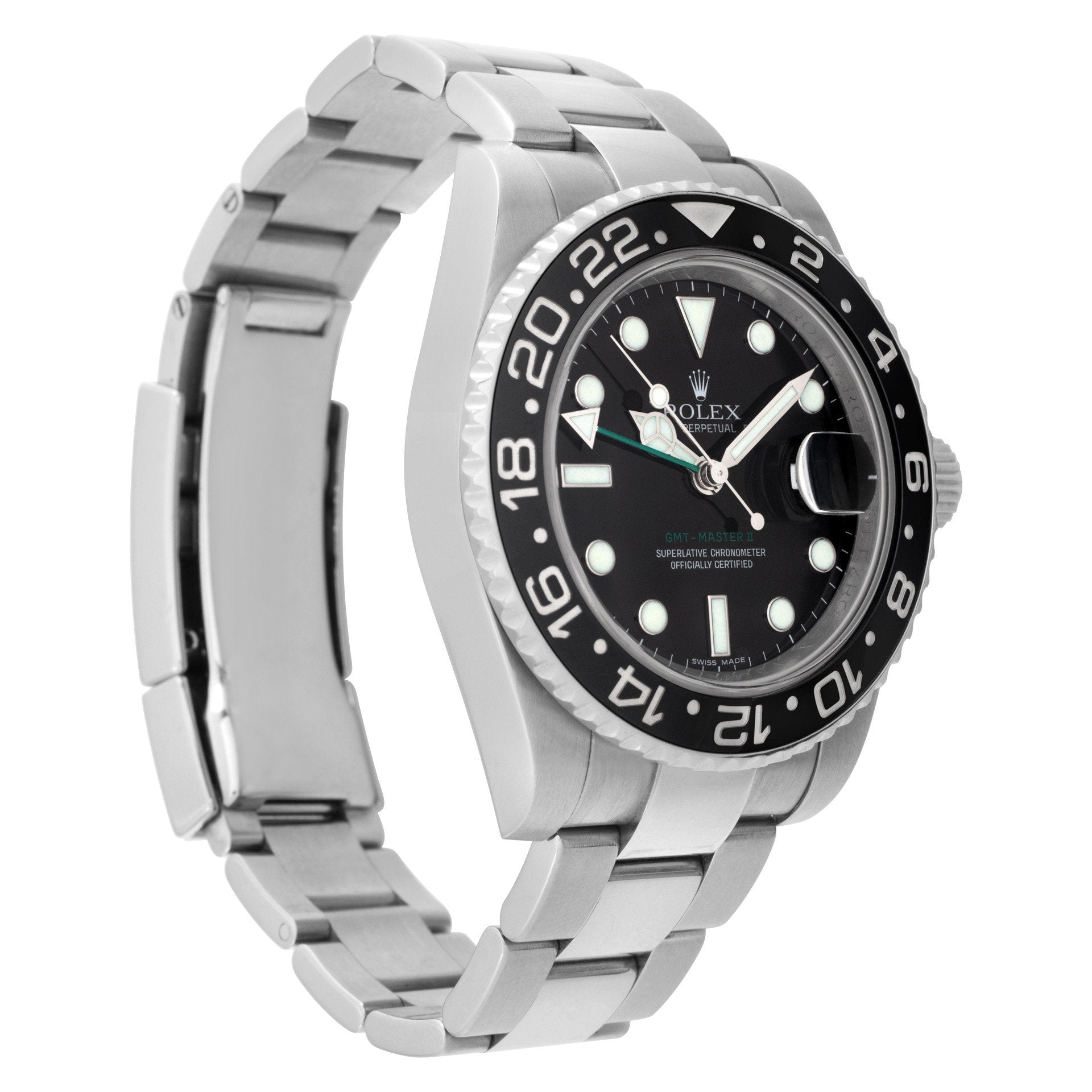Rolex GMT-Master II Stainless Steel Black dial 40mm 116710LN