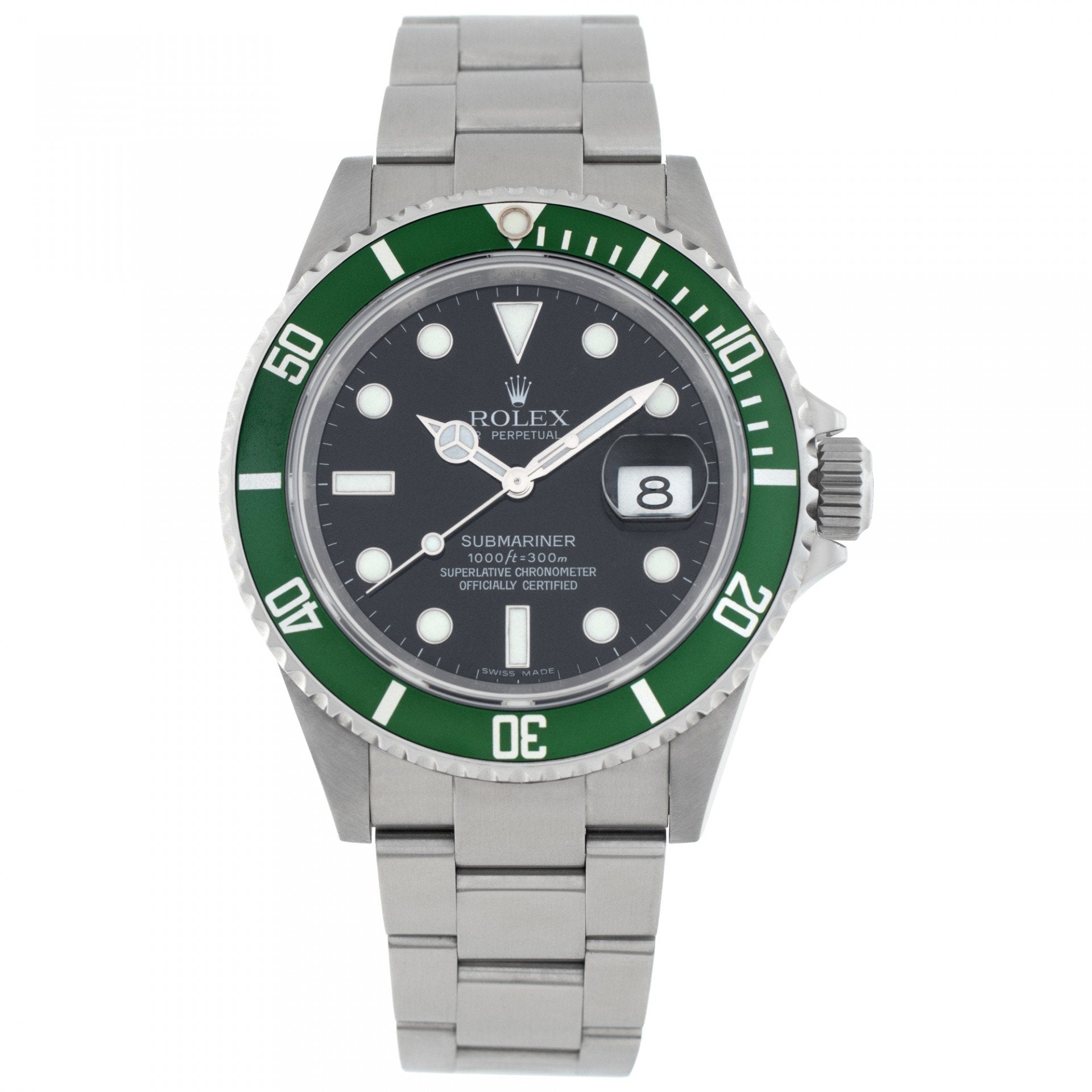 Rolex Submariner Kermit Stainless Steel 40mm 16610LV
